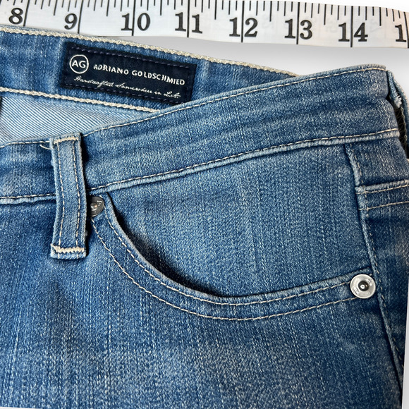AG Adriano Goldshmied Stilt Crop Jeans Size 28 - Picture 7 of 11